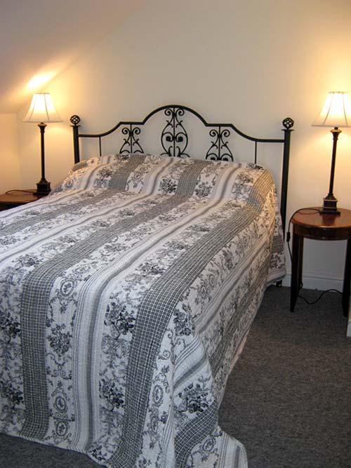 One of the two double bedrooms