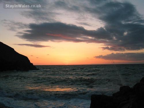 Cwmtydu Beach Sunset