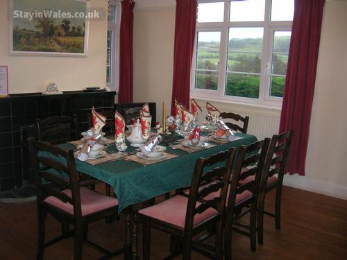 Dining Room at Christmas