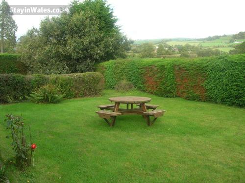 Picnic Table on front Lawn