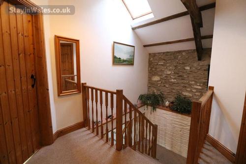 The upstairs landing