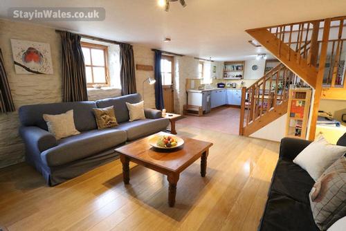 View of the open-plan ground floor