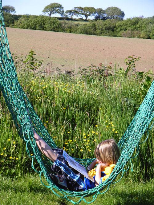 Hammock in the playfield