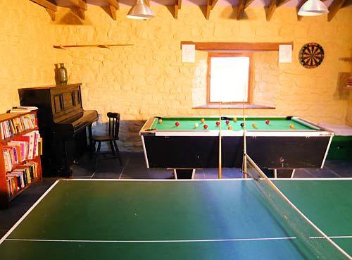The games room