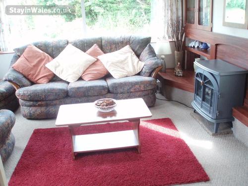 Caravan lounge area
