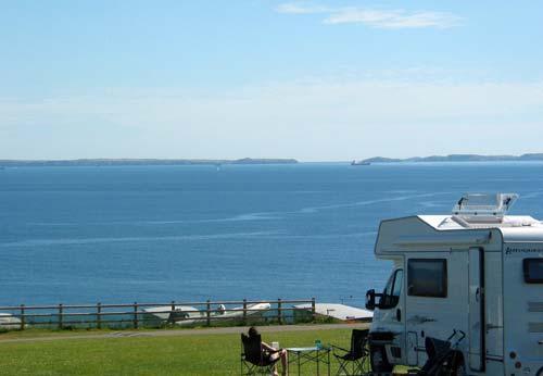 Motorhome on pitch 40