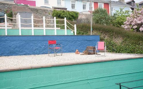 The back garden