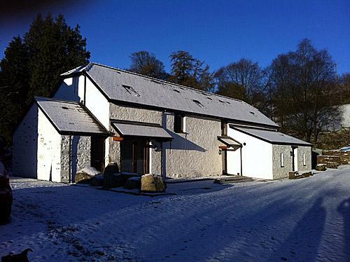Coed Owen bunkhouse is on a hill farm in the heart of the Brecon Beacons
