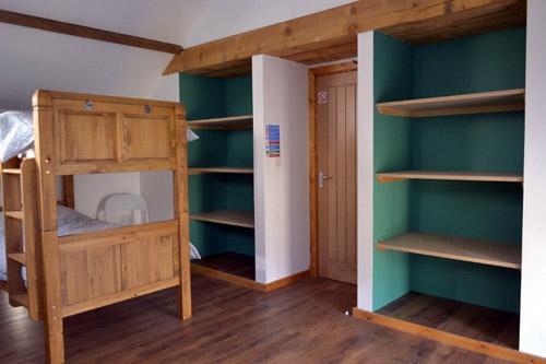 One of our dormitory rooms