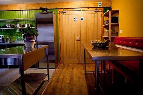 Kitchen and dining area