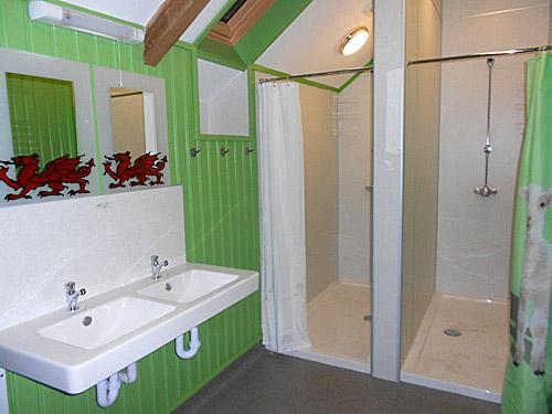 The shower room