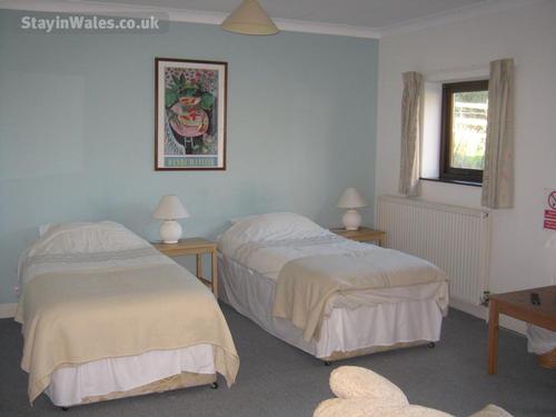 One of the ensuite twin rooms, bedroom 5