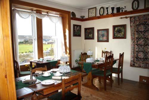 The dining room