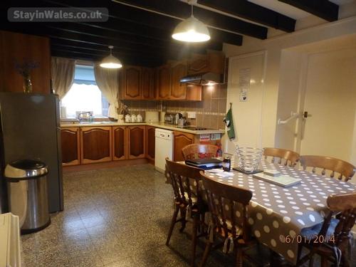 Kitchen with double oven, dishwasher, microwave, fridge freezer and many extras
