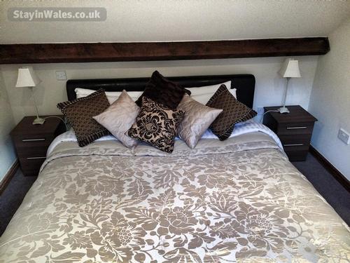 Luxurious super king-size bed.