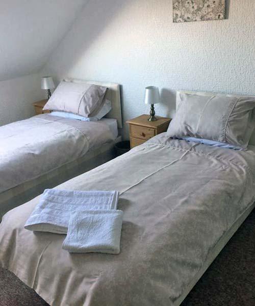 Family room with two singles plus sofa bed