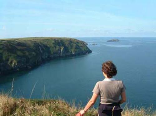 Sea views from the Pembrokeshire Coastal Path.