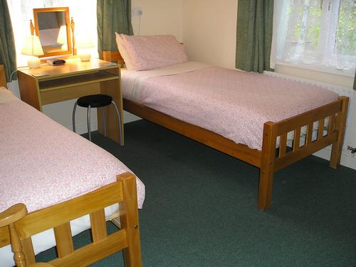One of the twin bedrooms