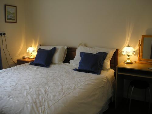 Master bedroom with superking bed