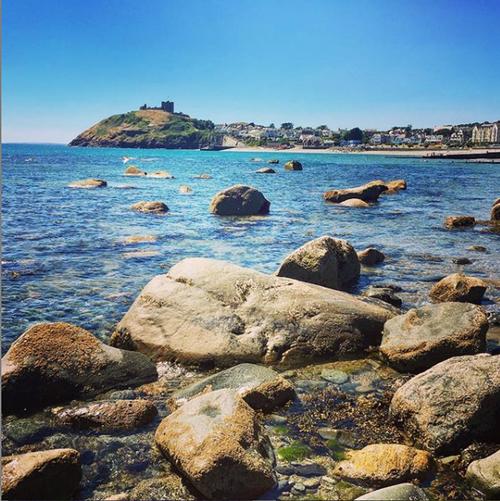 Criccieth beach