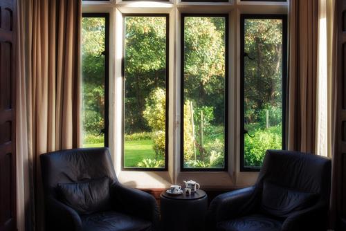 Penrhiw Priory, Lounge Window