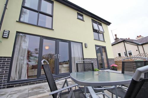 Garden with outdoor furniture