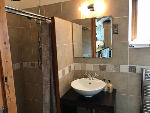 Wet room style shower