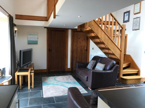 Open plan living in the Granary