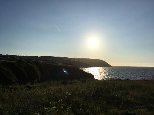 Sunset from the coastal path