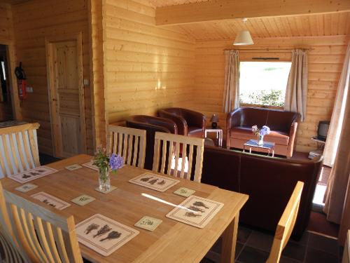Y Derwen Lodge Dining - Sitting room