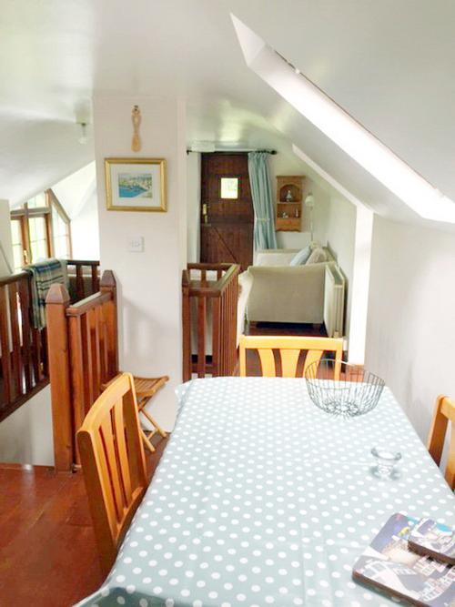 Upstairs living area