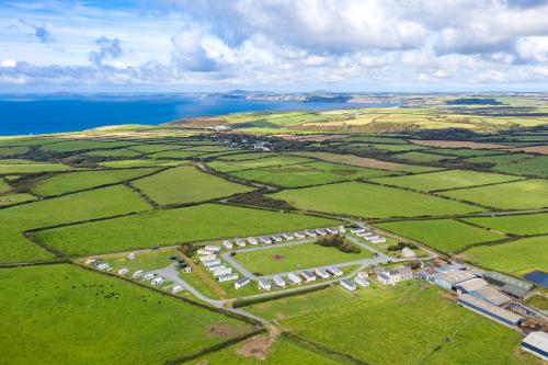 Aerial View of Caravan Park