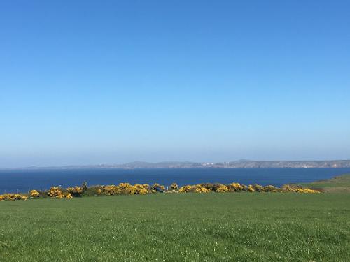 Sea view from the caravan