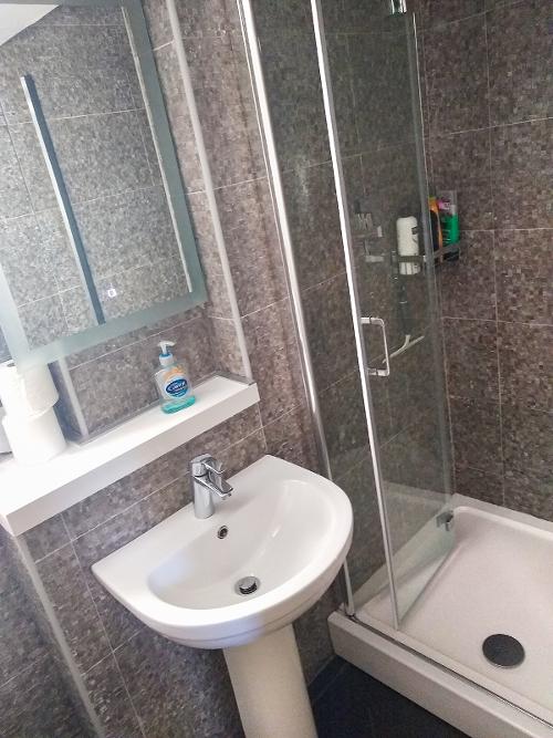 Downstairs shower room