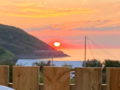 Sunset on the deck