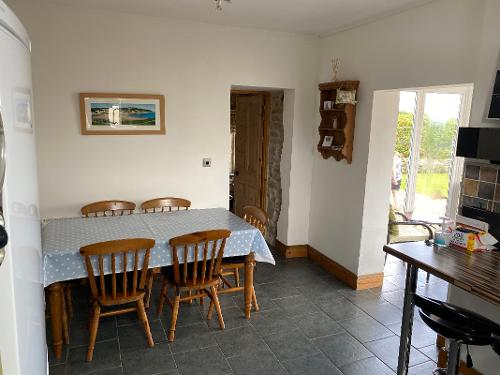 The kitchen diner with conservatory